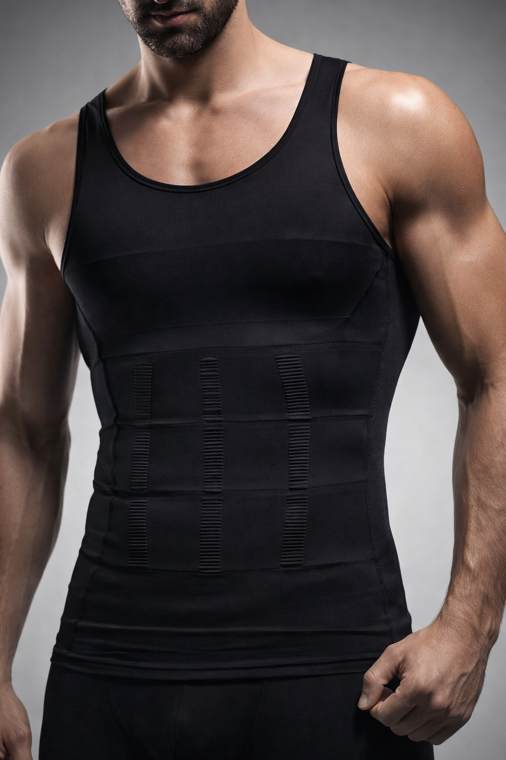 Novrica Men's Elite Şekillendirici ve Toparlayıcı Korse Atlet