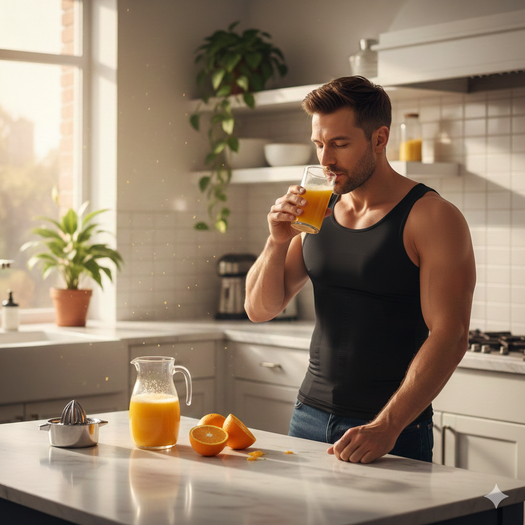 Novrica Men's Elite Şekillendirici ve Toparlayıcı Korse Atlet